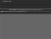 Tablet Screenshot of endition.com